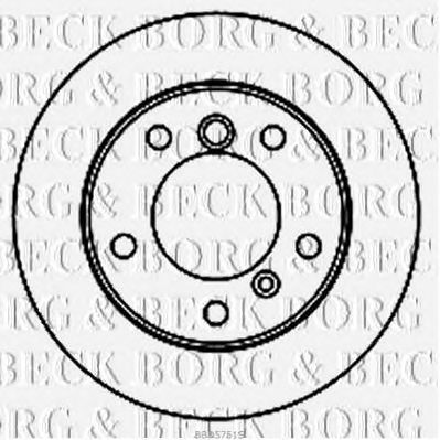 BORG & BECK bbd5751s -  Тормозной диск